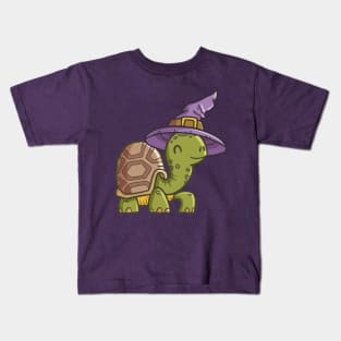 Witch Turtle Kids T-Shirt